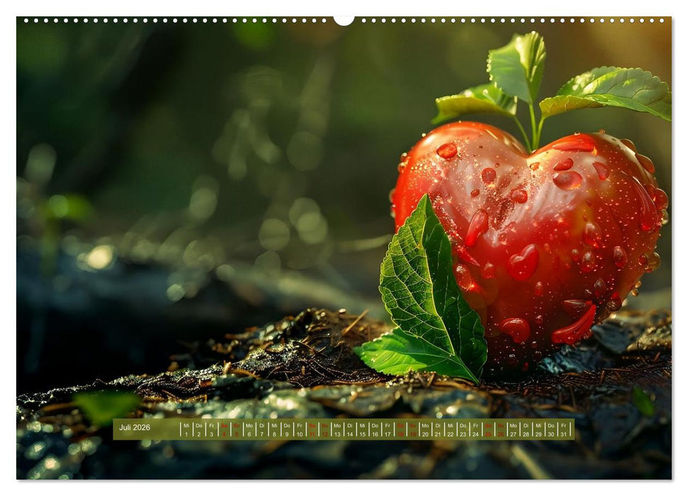 Mit dem Herzen der Natur (CALVENDO Premium Wandkalender 2026)