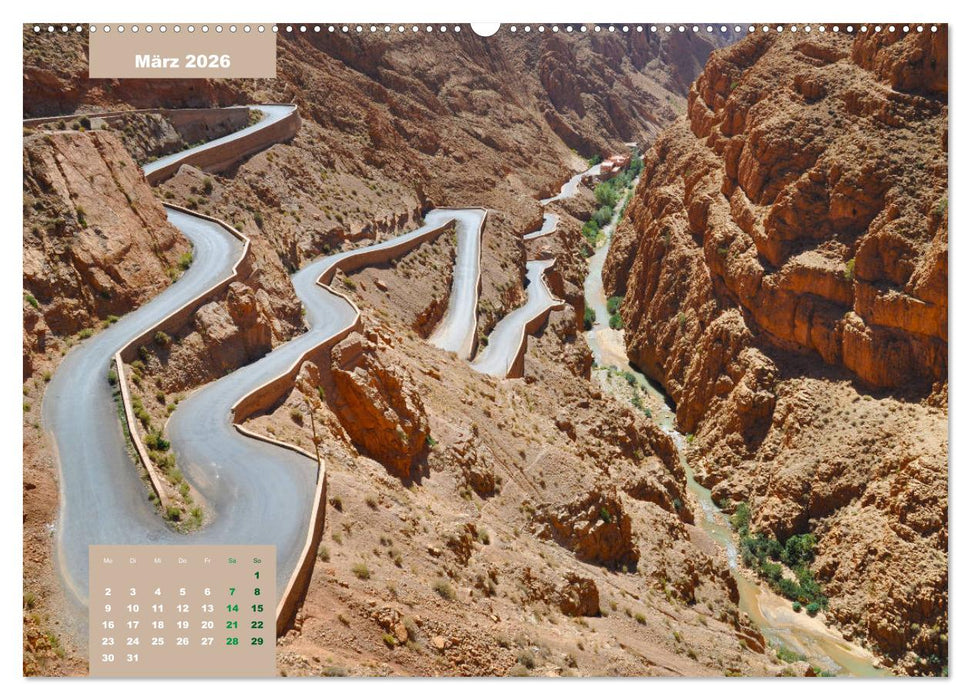 Erlebe mit mir das traumhafte Marokko (CALVENDO Wandkalender 2026)