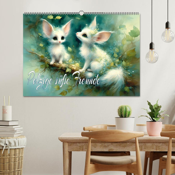Pelzige süße Freunde (CALVENDO Wandkalender 2026)