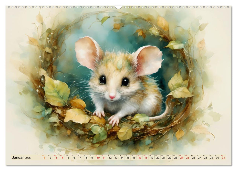 Pelzige süße Freunde (CALVENDO Wandkalender 2026)