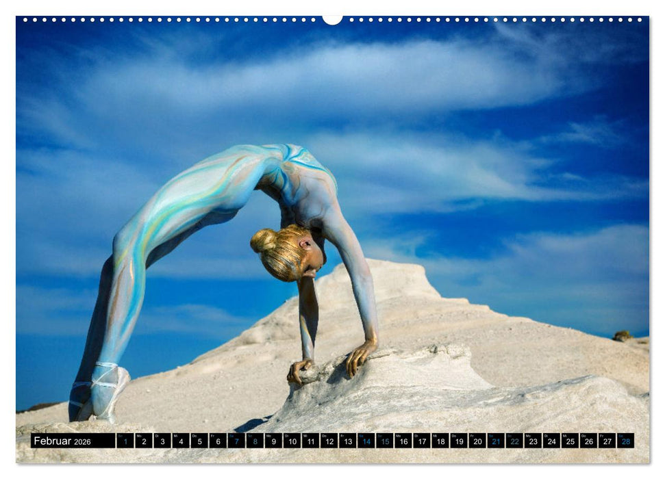 Naturwesen - Bodypainting Körperlandschaften (CALVENDO Premium Wandkalender 2026)