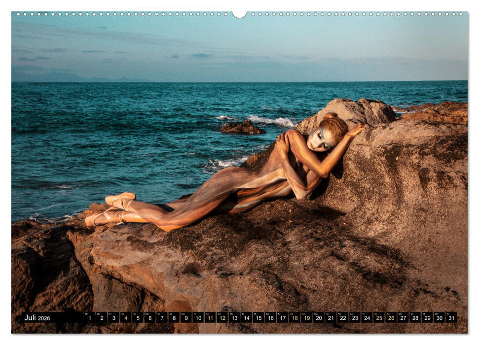 Naturwesen - Bodypainting Körperlandschaften (CALVENDO Premium Wandkalender 2026)