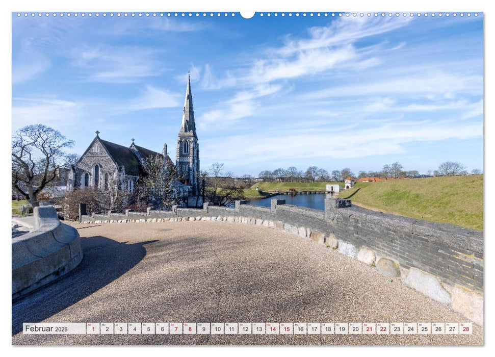 KOPENHAGEN Malerisches Stadtherz (CALVENDO Premium Wandkalender 2026)