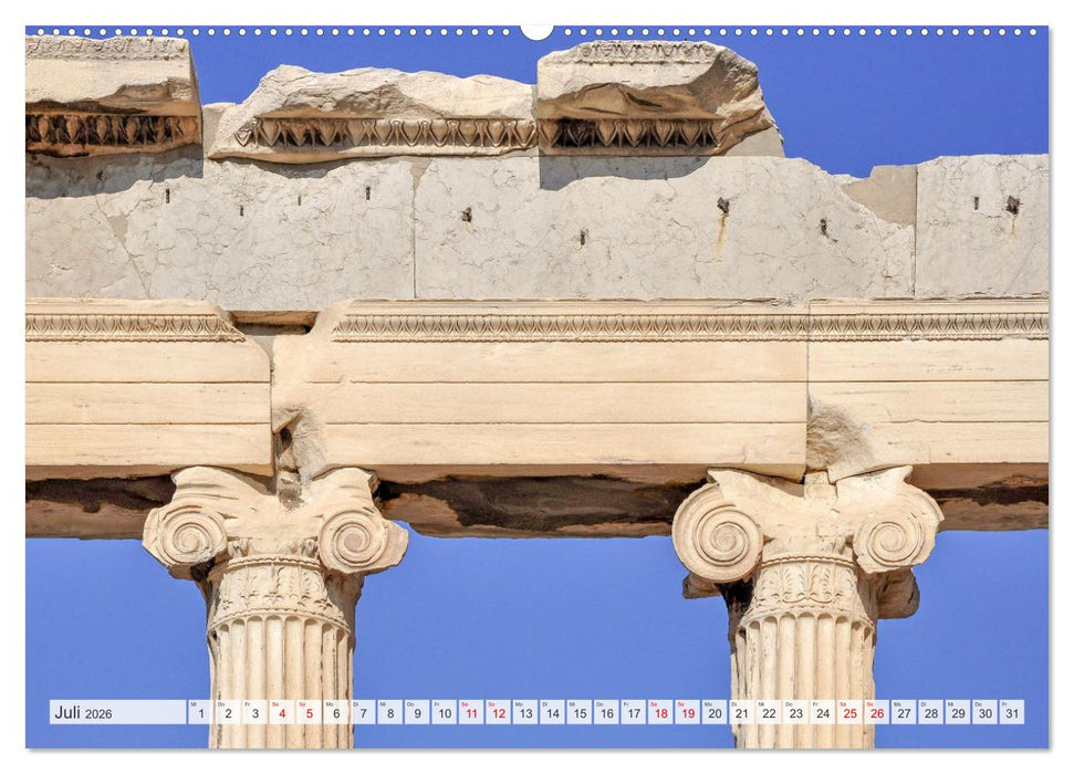 Die Architektur des alten Griechenlands (CALVENDO Premium Wandkalender 2026)