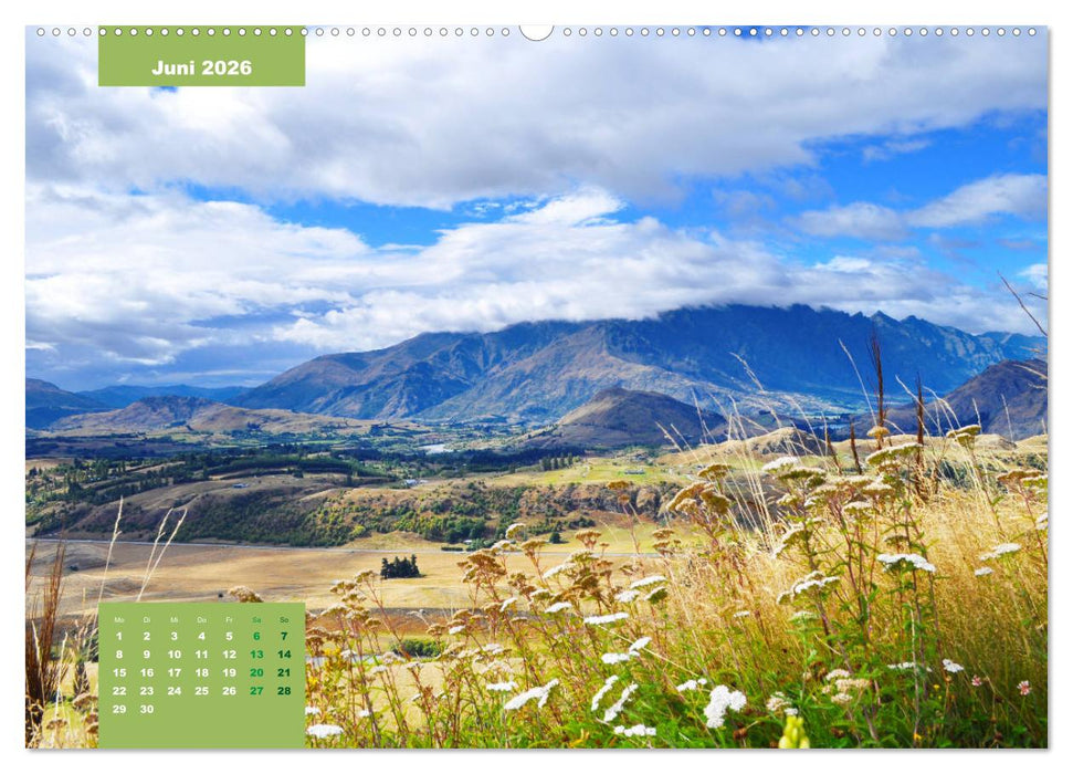 Erlebe mit mir das Naturwunder Neuseeland die Südinsel (CALVENDO Premium Wandkalender 2026)