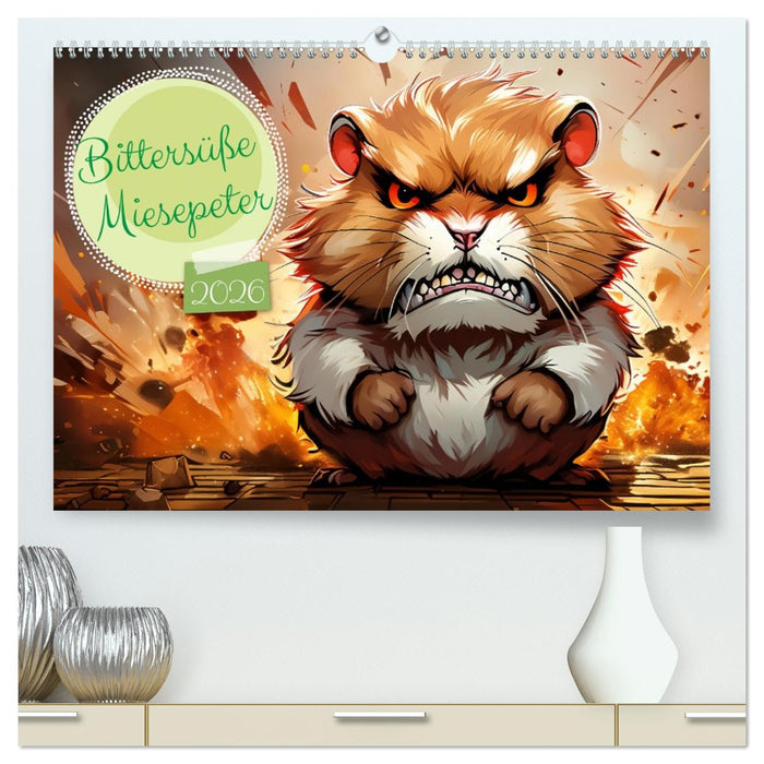 Bittersüße Miesepeter (CALVENDO Premium Wandkalender 2026)