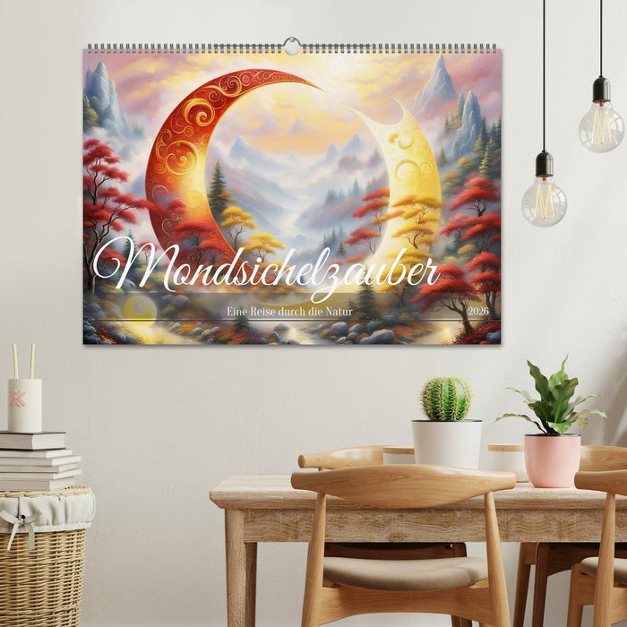 Mondsichelzauber Eine Reise durch die Natur (CALVENDO Wandkalender 2026)