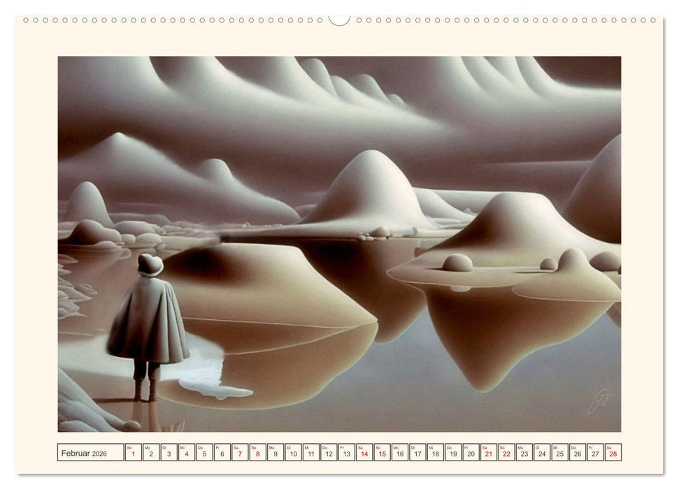 Unwirkliche Umgebungen (CALVENDO Premium Wandkalender 2026)