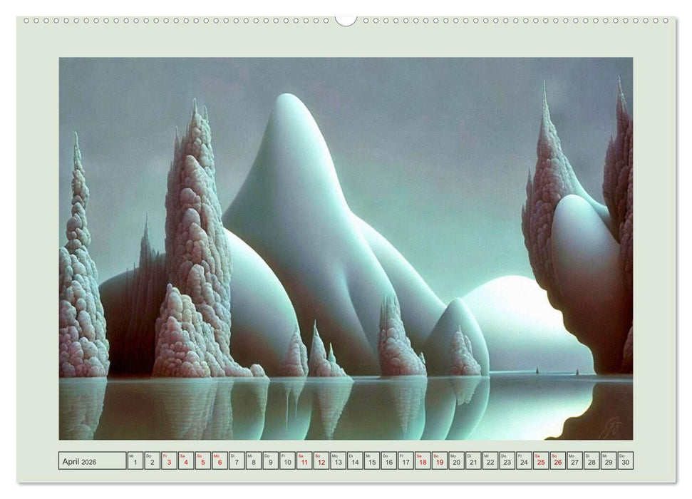 Unwirkliche Umgebungen (CALVENDO Premium Wandkalender 2026)