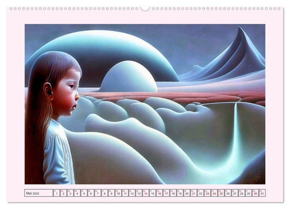 Unwirkliche Umgebungen (CALVENDO Premium Wandkalender 2026)