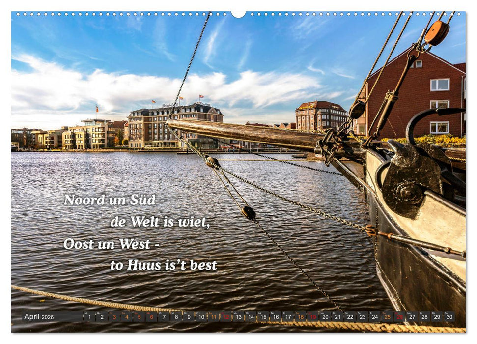 De Sprökje Kalenner "We proten platt" (CALVENDO Premium Wandkalender 2026)