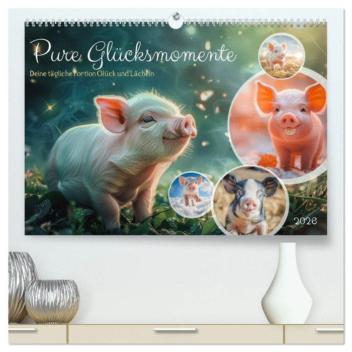 Pure Glücksmomente (CALVENDO Premium Wandkalender 2026)