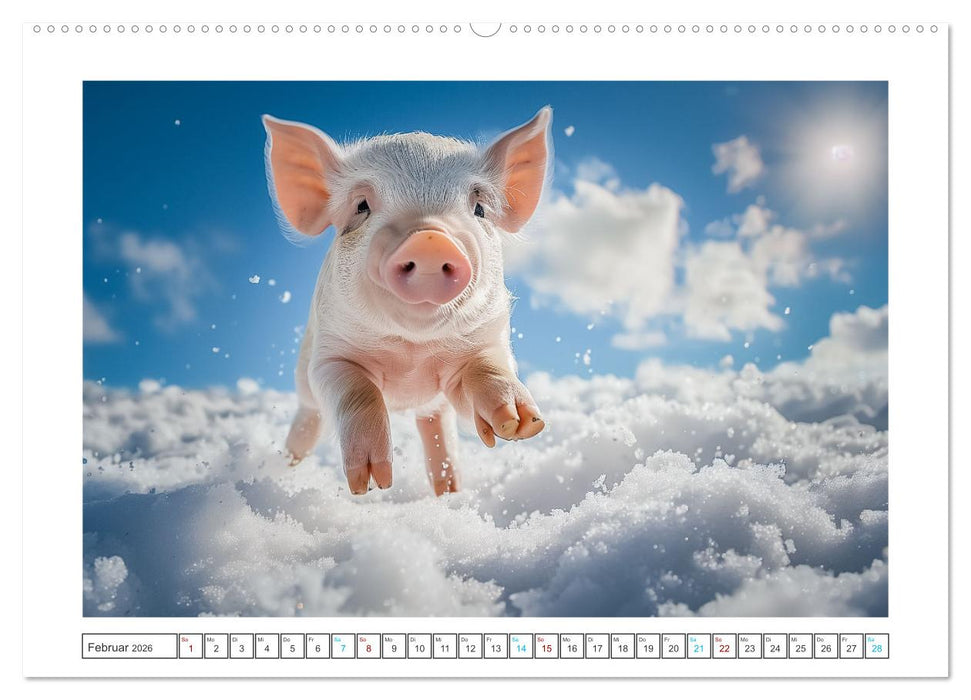 Pure Glücksmomente (CALVENDO Premium Wandkalender 2026)