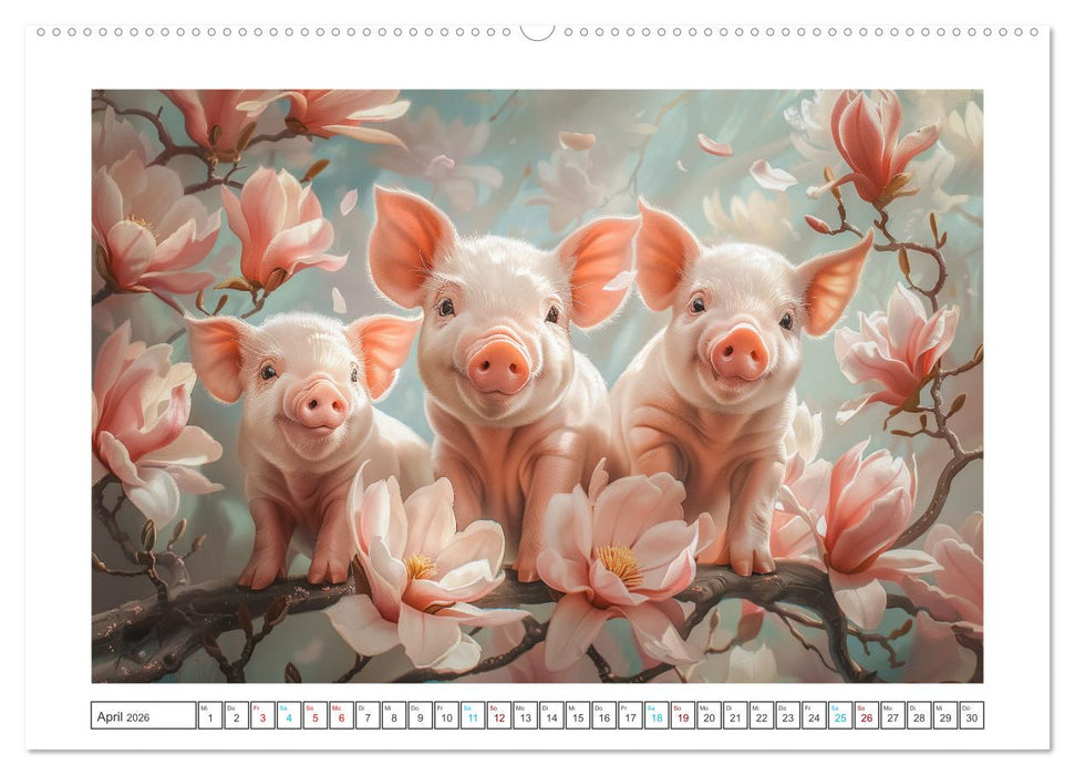 Pure Glücksmomente (CALVENDO Premium Wandkalender 2026)