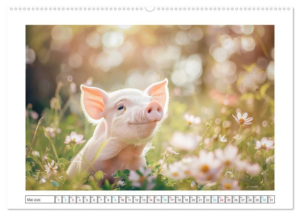 Pure Glücksmomente (CALVENDO Premium Wandkalender 2026)