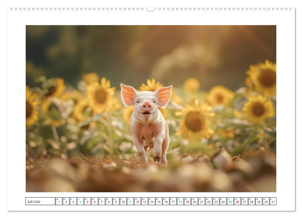 Pure Glücksmomente (CALVENDO Premium Wandkalender 2026)