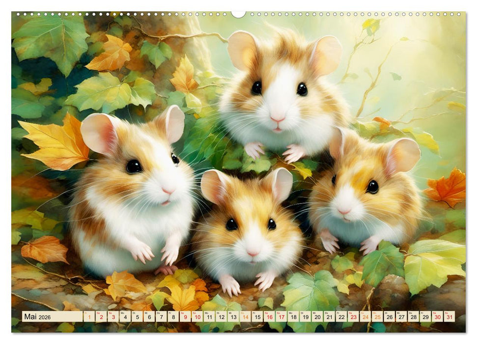 Pelzige süße Freunde (CALVENDO Premium Wandkalender 2026)