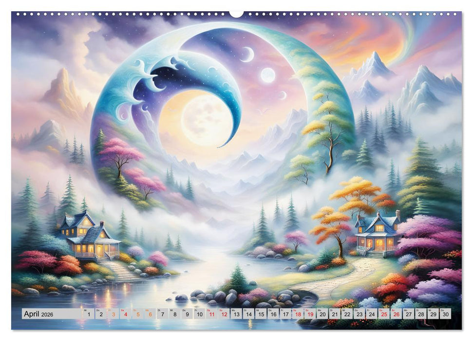 Mondsichelzauber Eine Reise durch die Natur (CALVENDO Premium Wandkalender 2026)