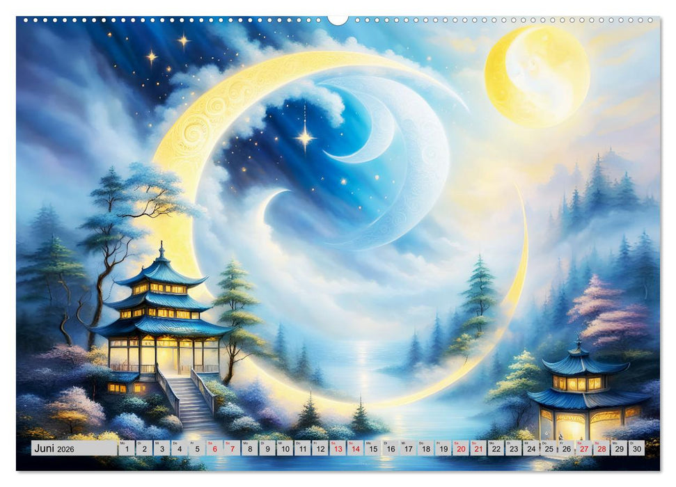 Mondsichelzauber Eine Reise durch die Natur (CALVENDO Premium Wandkalender 2026)