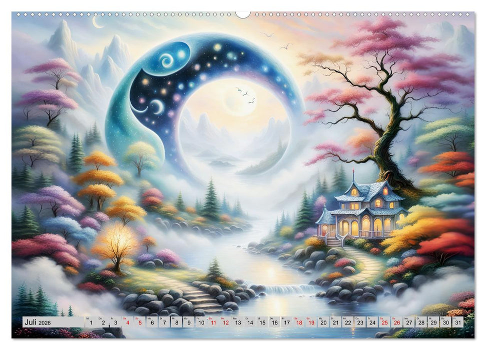 Mondsichelzauber Eine Reise durch die Natur (CALVENDO Premium Wandkalender 2026)