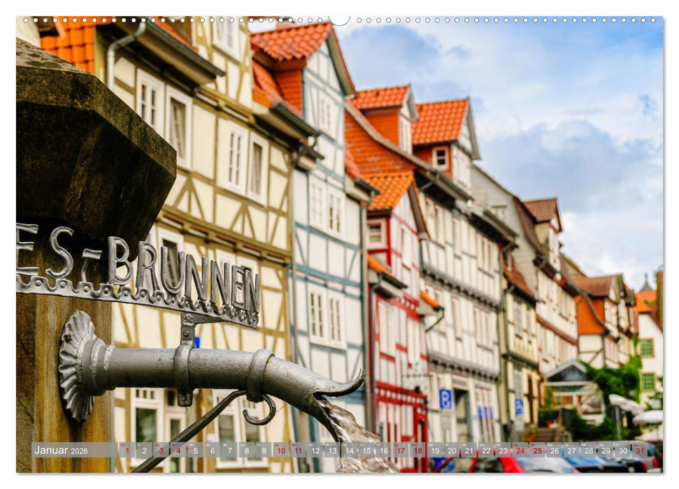 Ein Blick auf Rotenburg an der Fulda (CALVENDO Premium Wandkalender 2026)