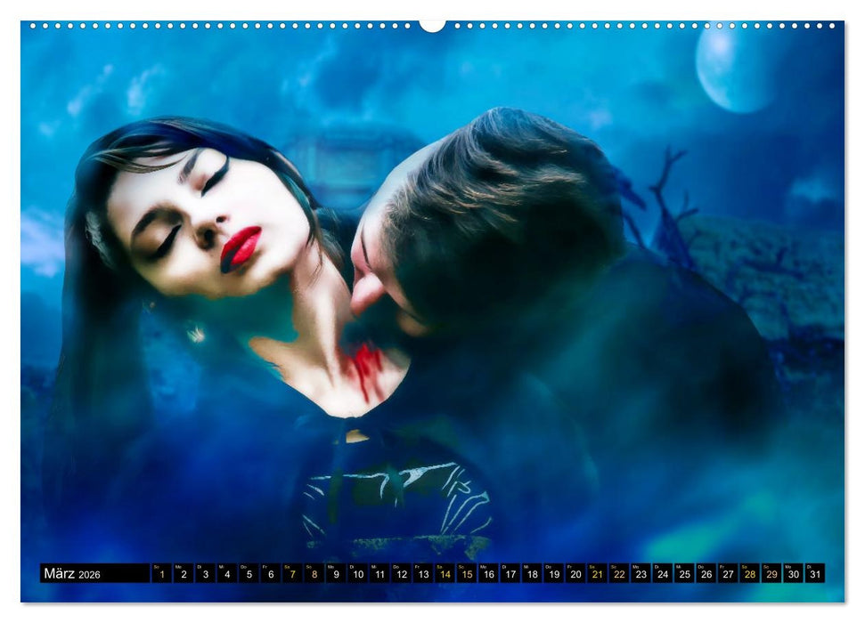 Vampire Kreaturen der Dunkelheit (CALVENDO Premium Wandkalender 2026)