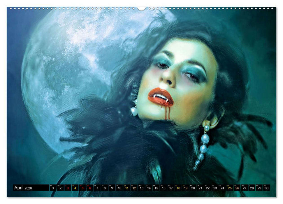 Vampire Kreaturen der Dunkelheit (CALVENDO Premium Wandkalender 2026)