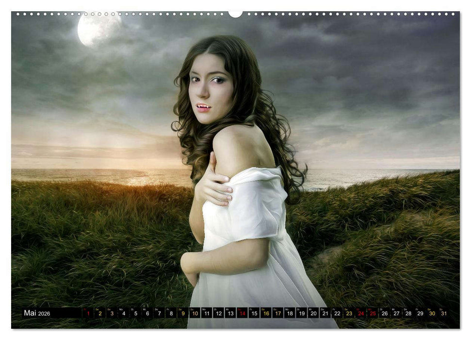 Vampire Kreaturen der Dunkelheit (CALVENDO Premium Wandkalender 2026)