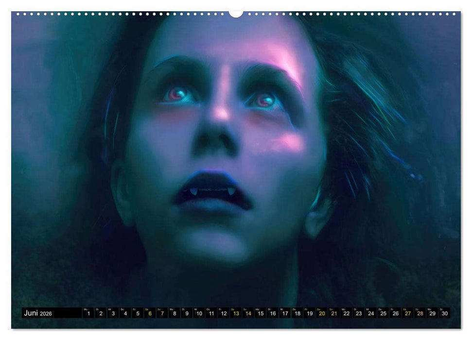 Vampire Kreaturen der Dunkelheit (CALVENDO Premium Wandkalender 2026)