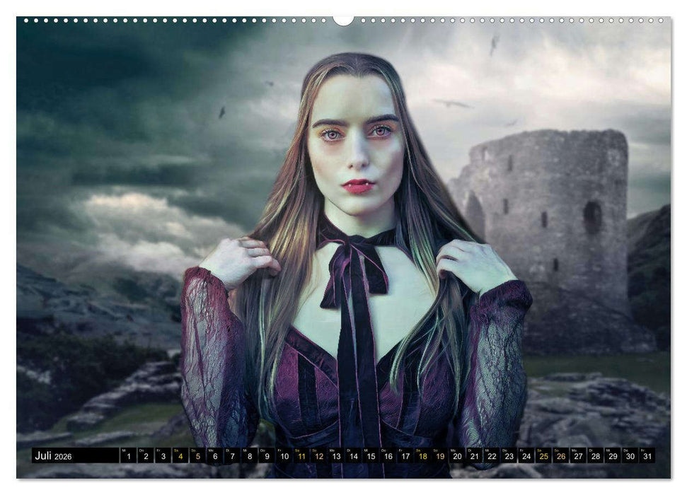 Vampire Kreaturen der Dunkelheit (CALVENDO Premium Wandkalender 2026)