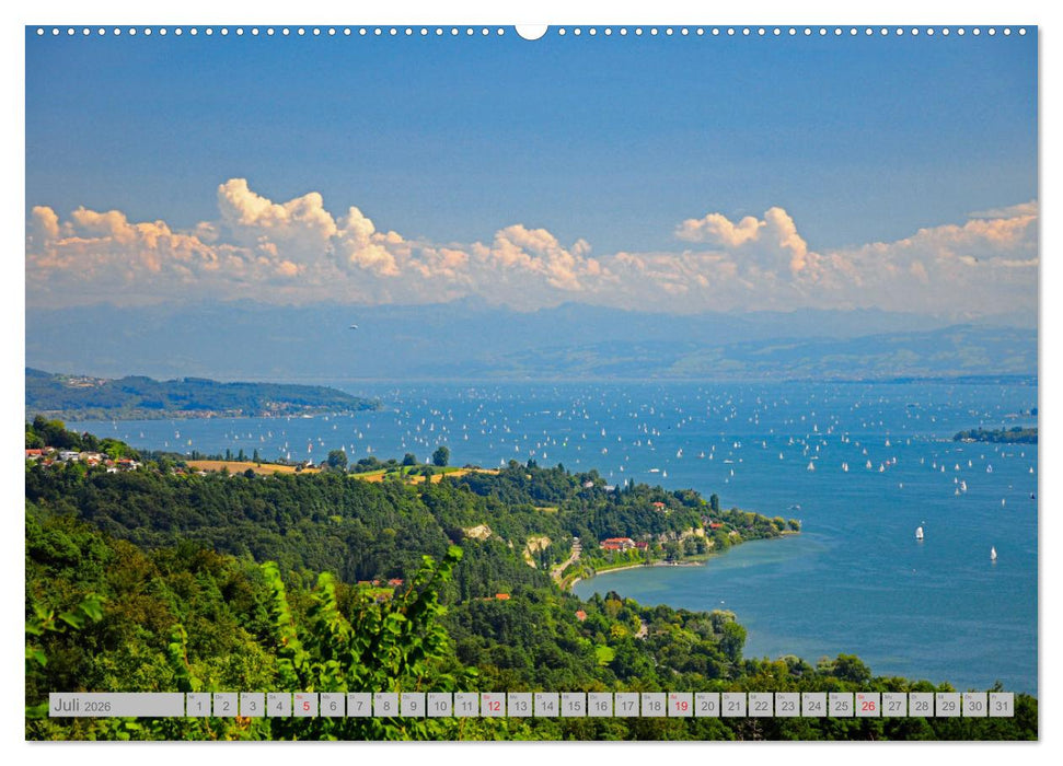 Wolken überm Bodensee (CALVENDO Premium Wandkalender 2026)