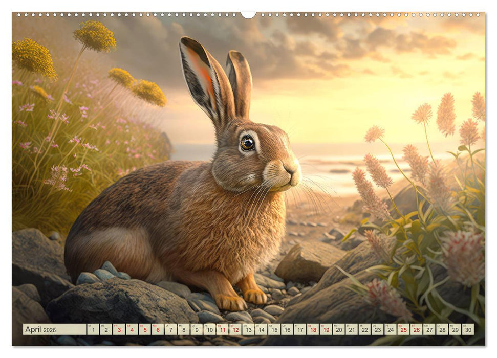 Im Paradies der Tiere (CALVENDO Premium Wandkalender 2026)