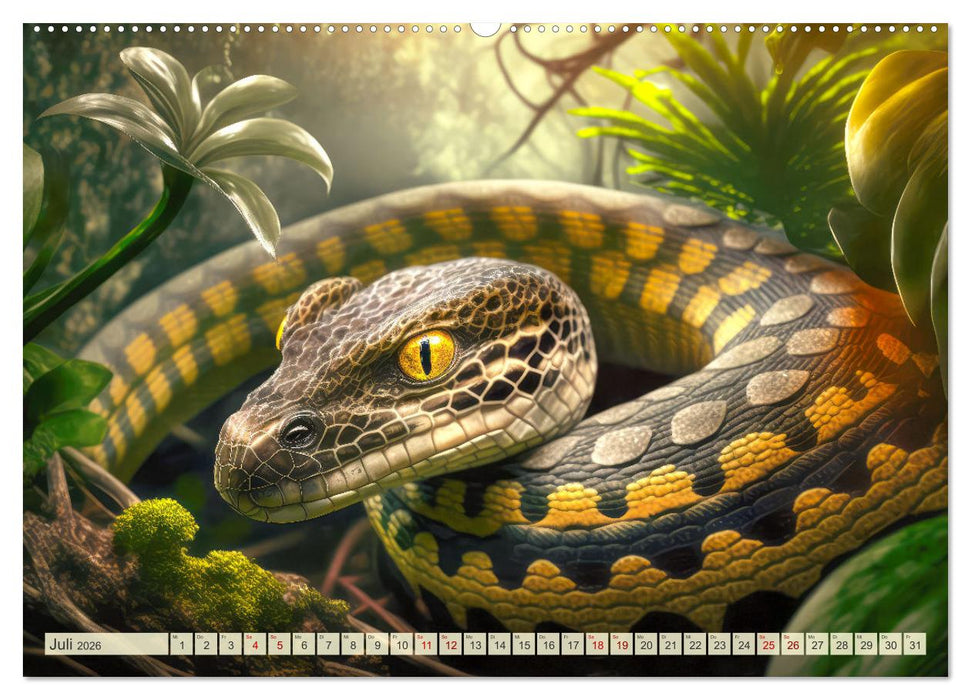 Im Paradies der Tiere (CALVENDO Premium Wandkalender 2026)