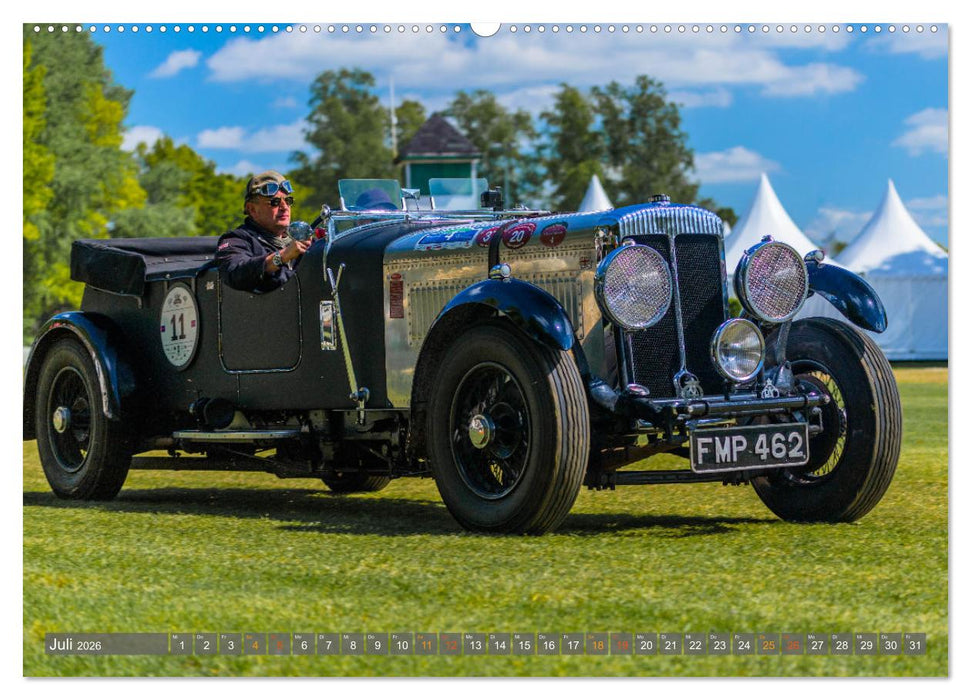 Historischer Rennsport - vom Feinsten (CALVENDO Premium Wandkalender 2026)