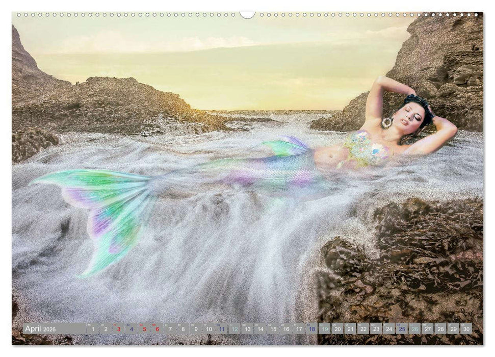 Meerjungfrauen Zauberwesen (CALVENDO Premium Wandkalender 2026)