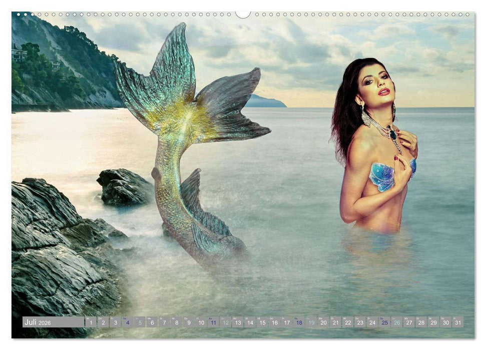 Meerjungfrauen Zauberwesen (CALVENDO Premium Wandkalender 2026)