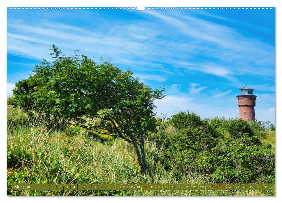 Borkum Ansichten (CALVENDO Wandkalender 2026)