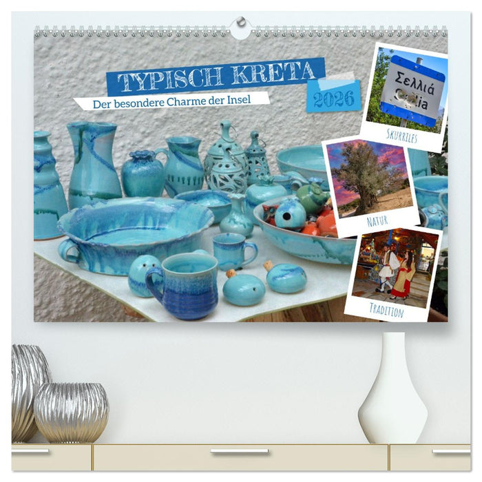 Typisch Kreta (CALVENDO Premium Wandkalender 2026)