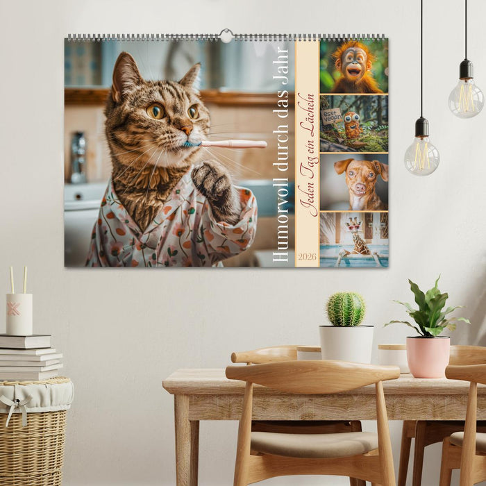 Humorvoll durch das Jahr (CALVENDO Wandkalender 2026)