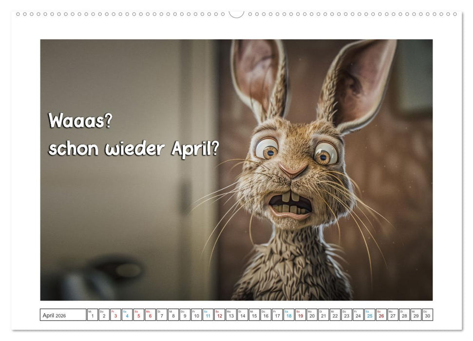 Humorvoll durch das Jahr (CALVENDO Wandkalender 2026)
