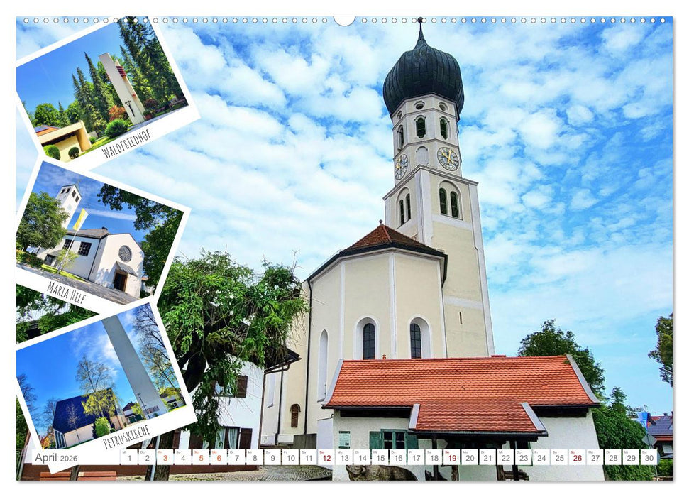 Mein Geretsried - Isarstadt im oberbayerischen Landkreis Bad Tölz-Wolfratshausen (CALVENDO Wandkalender 2026)