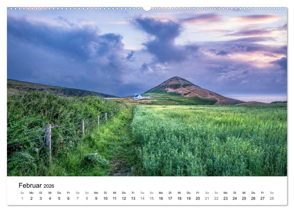 Wales - Eine Hommage an berührende Landschaften (CALVENDO Premium Wandkalender 2026)