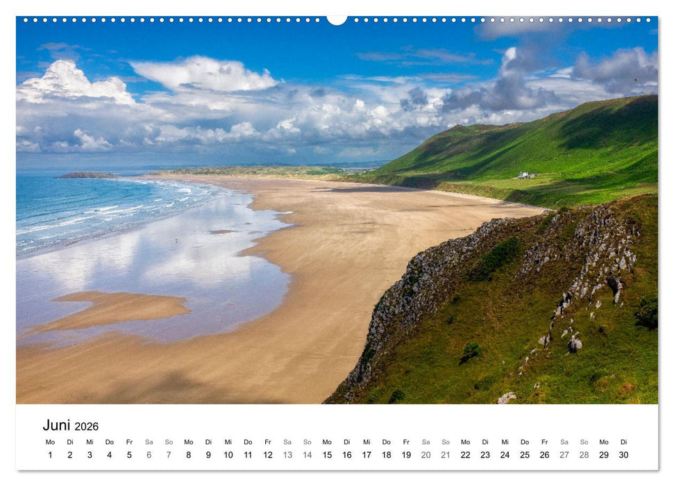 Wales - Eine Hommage an berührende Landschaften (CALVENDO Premium Wandkalender 2026)