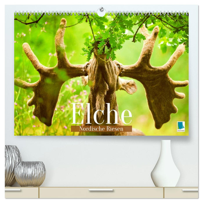 Elche: Nordische Riesen (CALVENDO Premium Wandkalender 2026)
