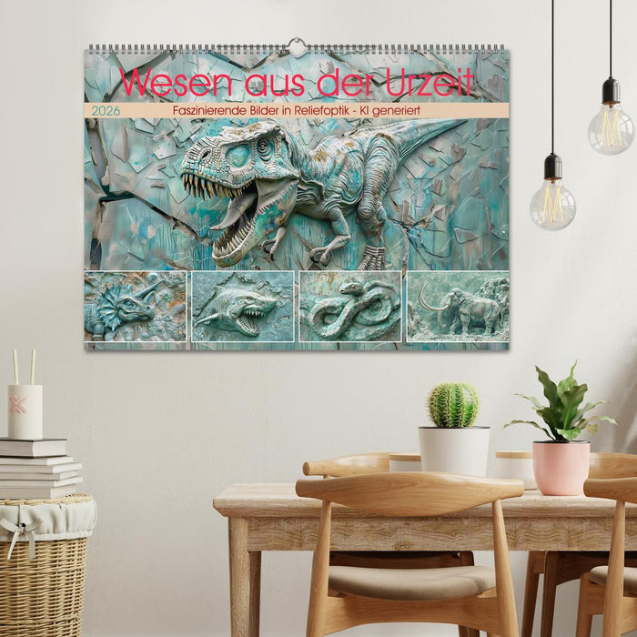 Wesen aus der Urzeit (CALVENDO Wandkalender 2026)