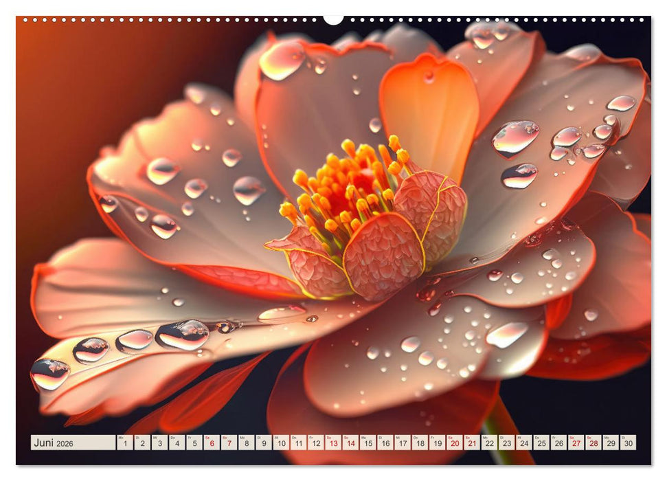 Blumen Traum (CALVENDO Premium Wandkalender 2026)