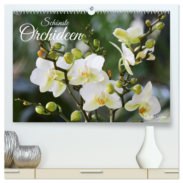 Schönste Orchideen (CALVENDO Premium Wandkalender 2026)