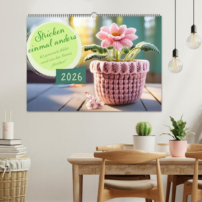 Stricken einmal anders (CALVENDO Wandkalender 2026)