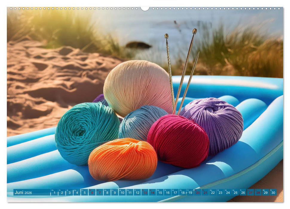 Stricken einmal anders (CALVENDO Wandkalender 2026)