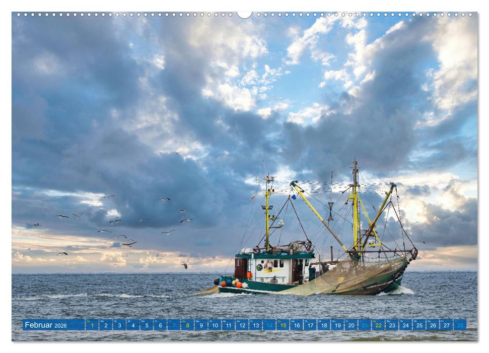 Borkum Ansichten (CALVENDO Premium Wandkalender 2026)